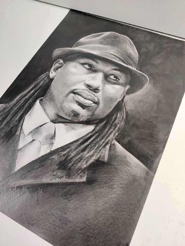 Original Realism People Drawing by Anton Klyatsky