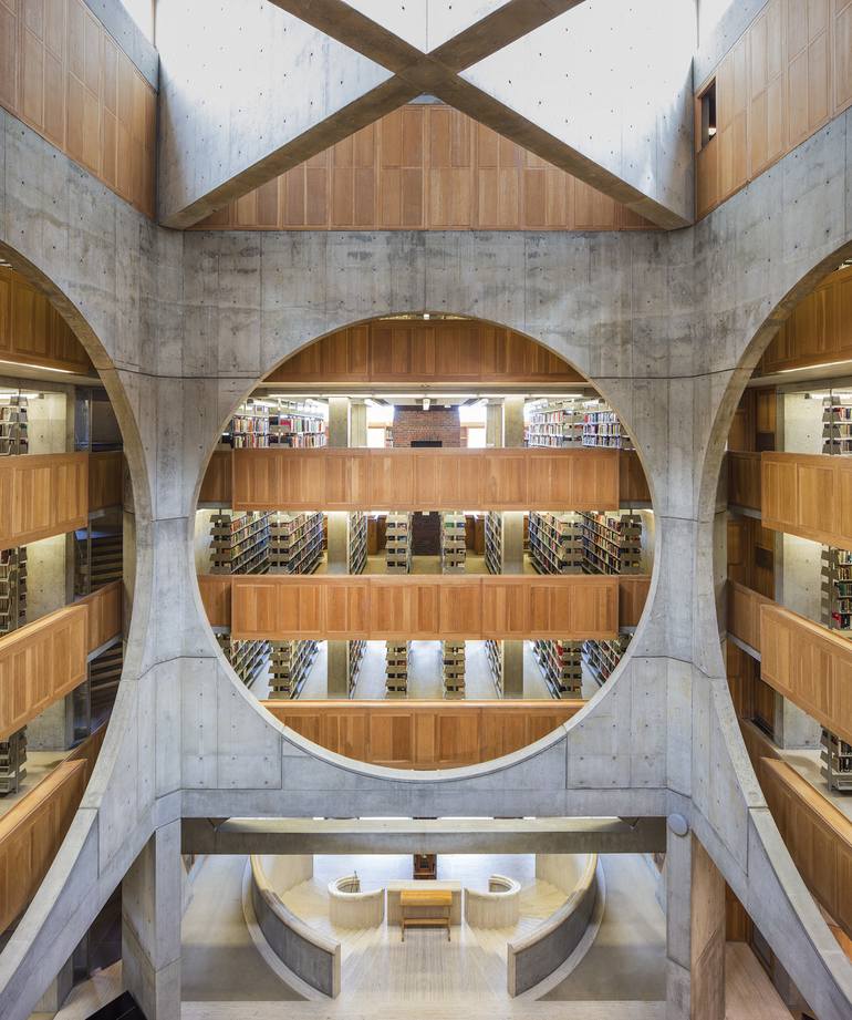 phillips exeter academy library interior