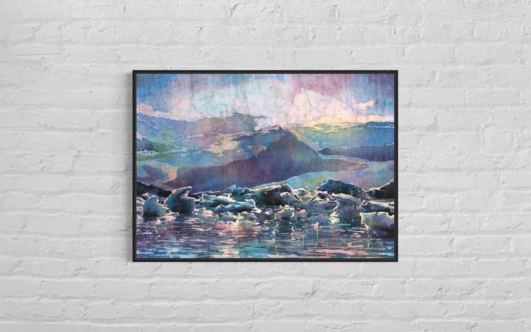 Original Contemporary Landscape Painting by Ryan Fox AWS