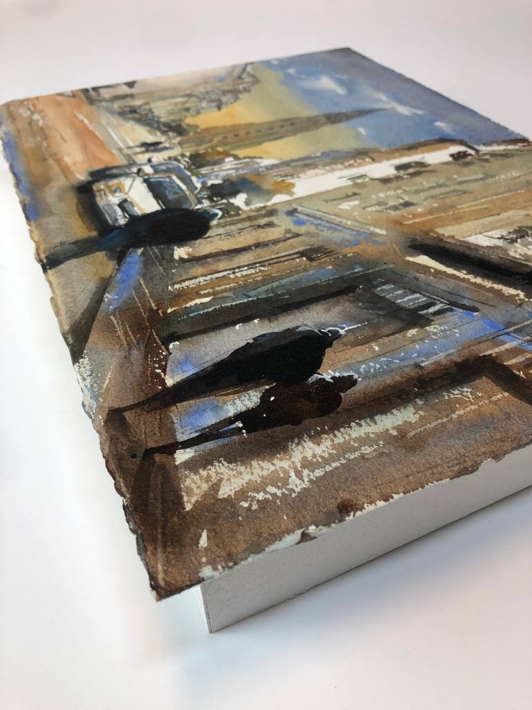Original Documentary Travel Painting by Ryan Fox Aws Nws Twsa