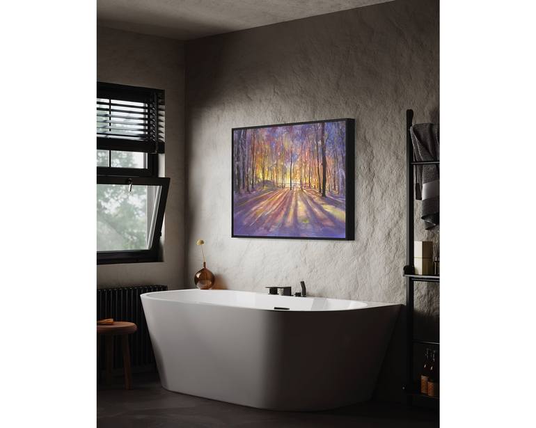 Original Conceptual Landscape Painting by Ryan Fox AWS