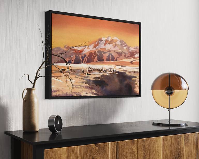 Original Contemporary Travel Painting by Ryan Fox Aws