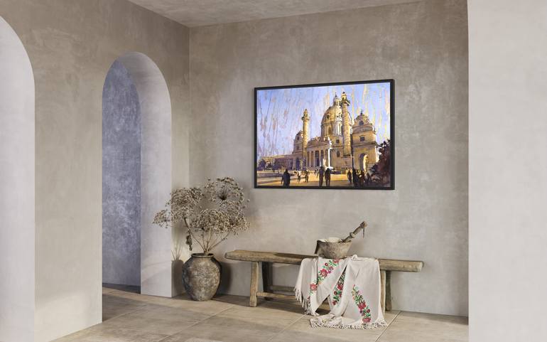 Original Contemporary Travel Painting by Ryan Fox Aws Nws