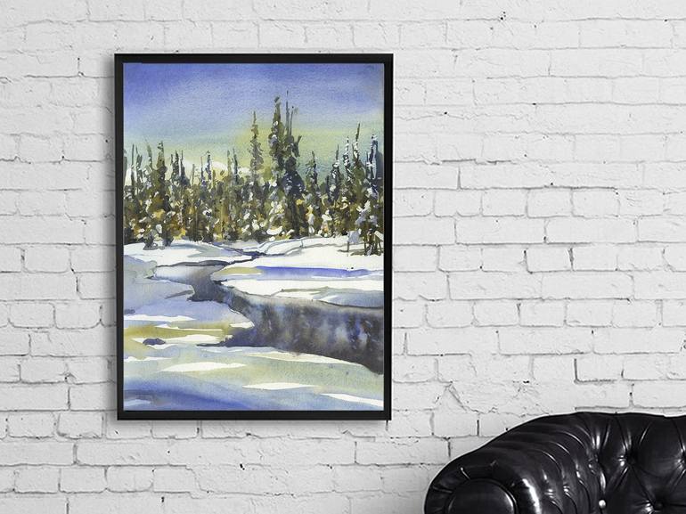 Original Contemporary Landscape Painting by Ryan Fox AWS