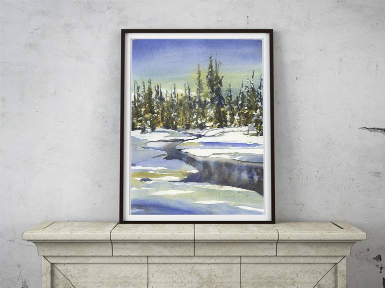 Original Contemporary Landscape Painting by Ryan Fox AWS