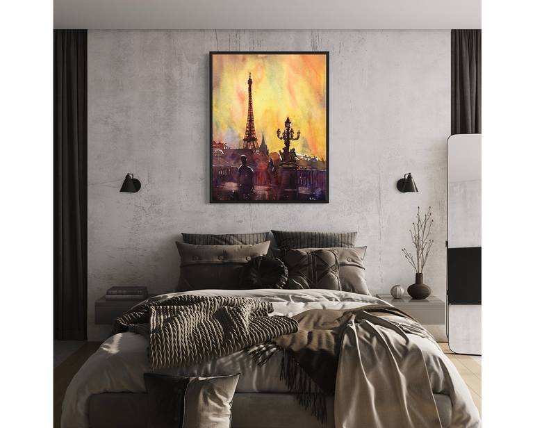 Original Documentary Architecture Painting by Ryan Fox Aws Nws Twsa