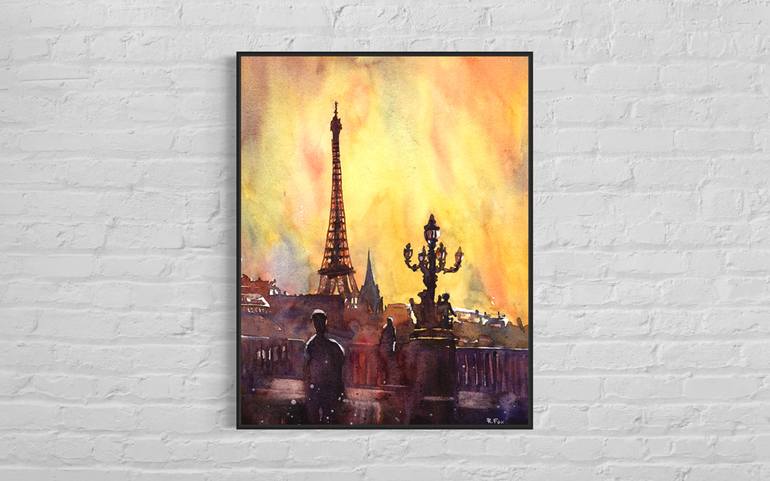 Original Documentary Architecture Painting by Ryan Fox Aws Nws Twsa