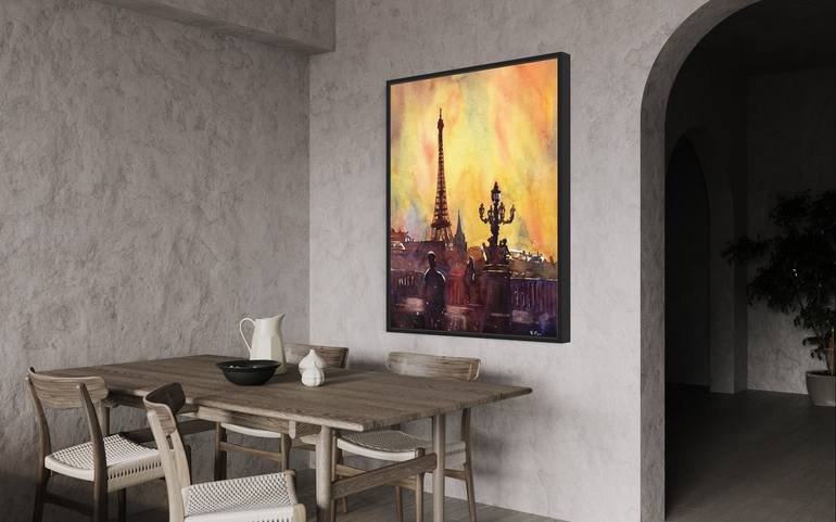 Original Documentary Architecture Painting by Ryan Fox Aws Nws Twsa