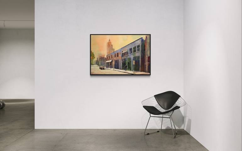 Original Architecture Painting by Ryan Fox AWS