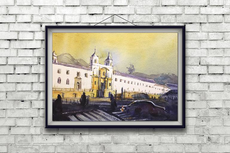 Original Illustration Travel Painting by Ryan Fox Aws Nws Twsa