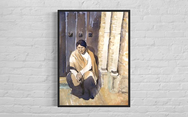 Original Impressionism People Painting by Ryan Fox Aws