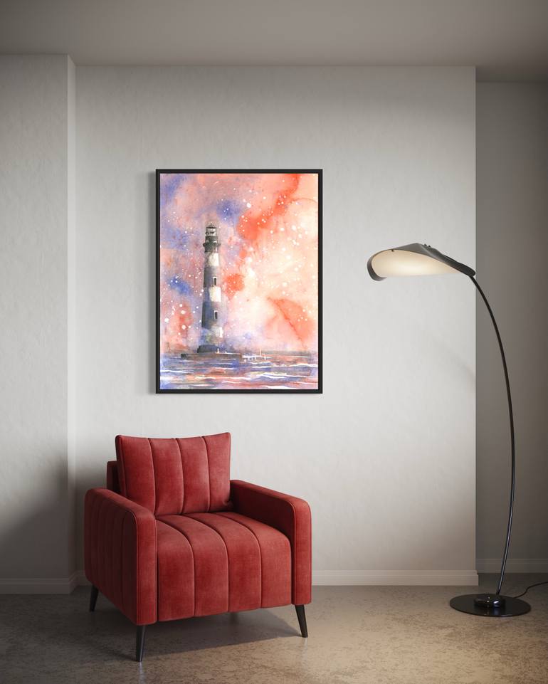 Original Impressionism Beach Painting by Ryan Fox Aws Nws Twsa