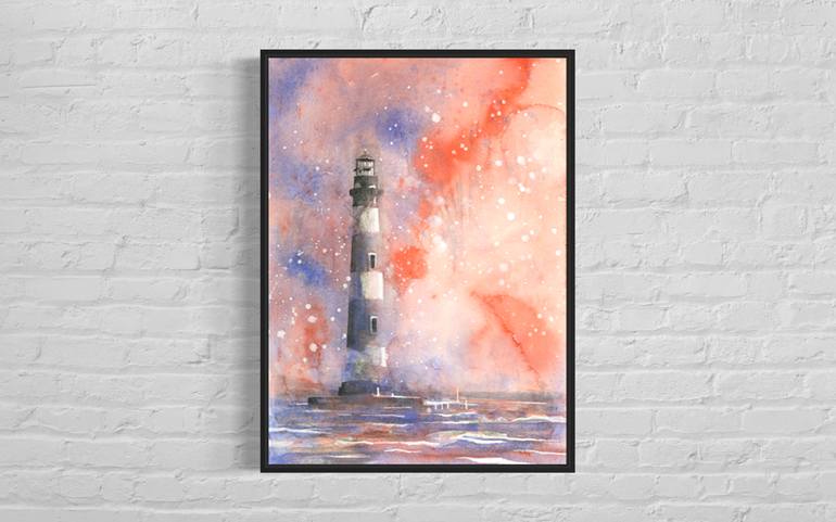 Original Impressionism Beach Painting by Ryan Fox Aws Nws Twsa