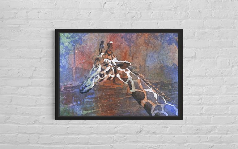 Original Impressionism Animal Painting by Ryan Fox Aws Nws