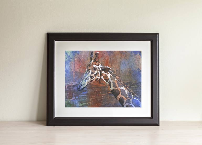 Original Impressionism Animal Painting by Ryan Fox Aws Nws