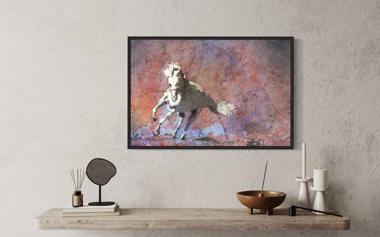 Original Impressionism Animal Painting by Ryan Fox Aws Nws