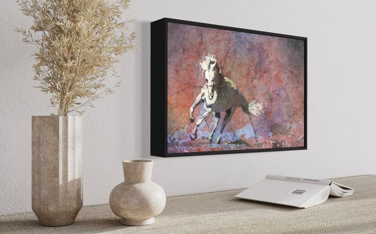 Original Impressionism Animal Painting by Ryan Fox Aws Nws