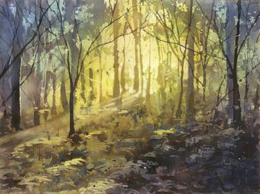 Original Expressionism Landscape Paintings by Ryan Fox Aws