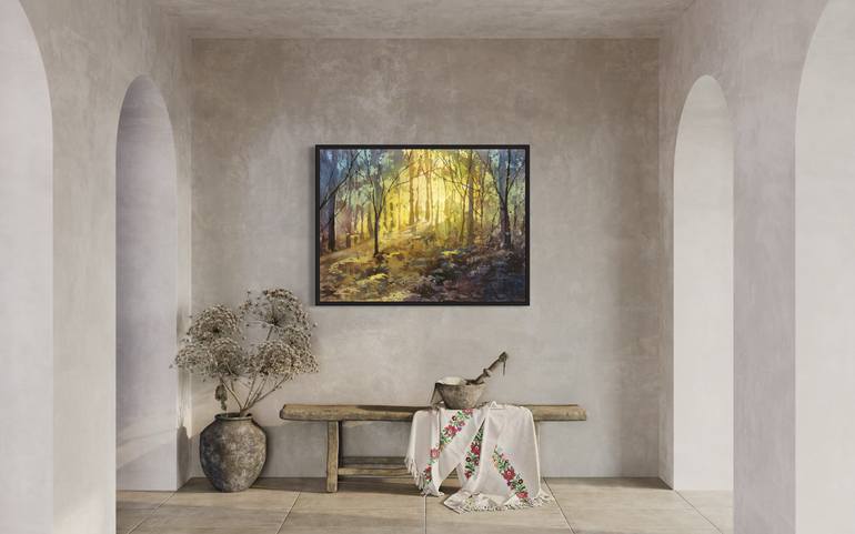 Original Expressionism Landscape Painting by Ryan Fox Aws Nws Twsa