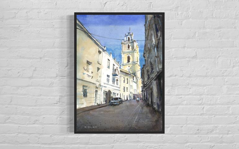 Original Impressionism Travel Painting by Ryan Fox Aws Nws