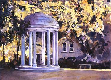 Original Impressionism Architecture Painting by Ryan Fox Aws