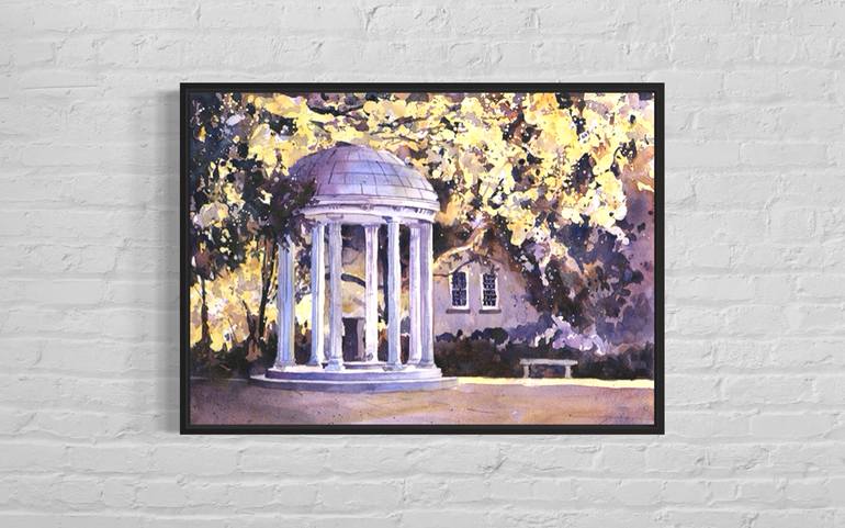 Original Impressionism Architecture Painting by Ryan Fox Aws Nws Twsa