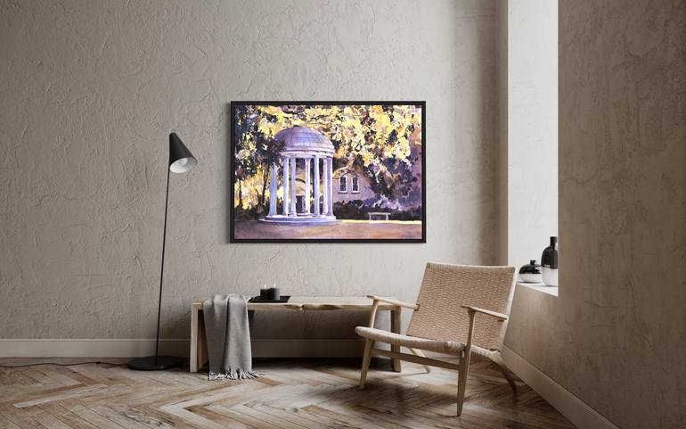 Original Impressionism Architecture Painting by Ryan Fox Aws Nws Twsa