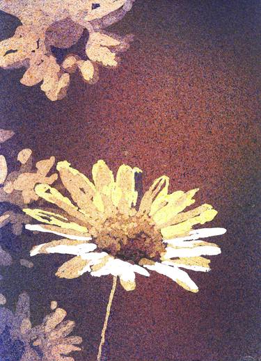 Original Expressionism Floral Painting by Ryan Fox Aws