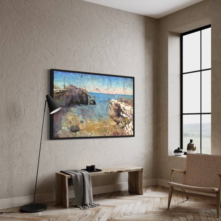 Original Impressionism Landscape Painting by Ryan Fox Aws Nws