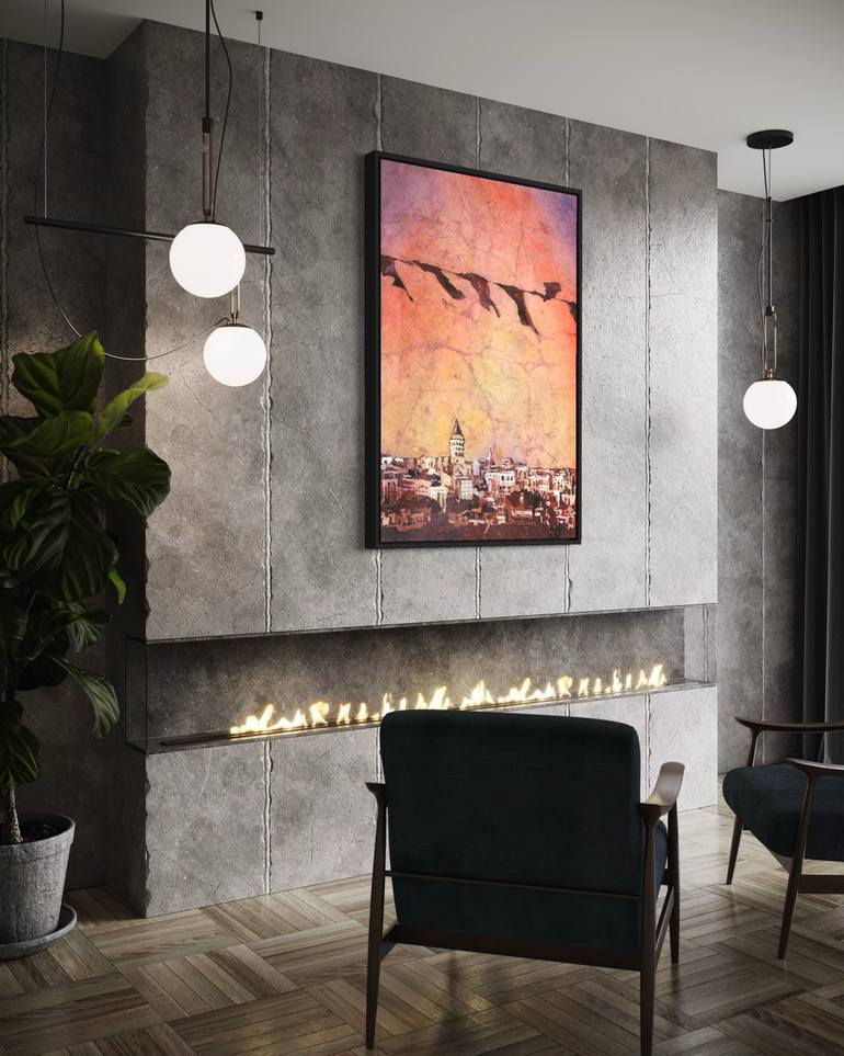 Original Impressionism Travel Painting by Ryan Fox Aws Nws