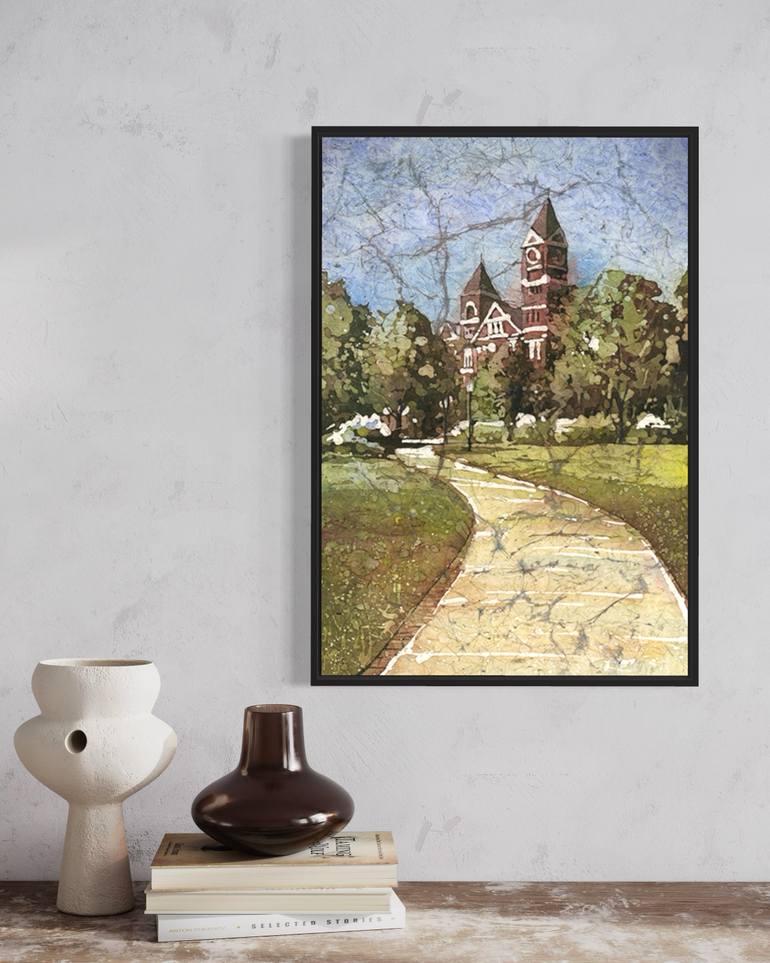 Original Impressionism Landscape Painting by Ryan Fox Aws Nws