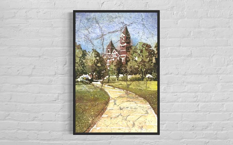 Original Impressionism Landscape Painting by Ryan Fox Aws Nws