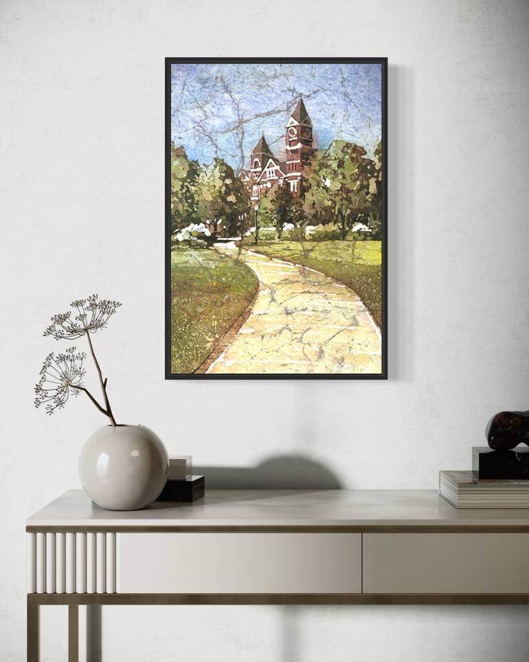 Original Impressionism Landscape Painting by Ryan Fox Aws Nws