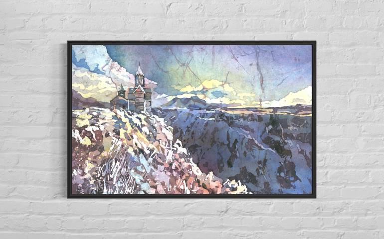 Original Impressionism Travel Painting by Ryan Fox Aws Nws