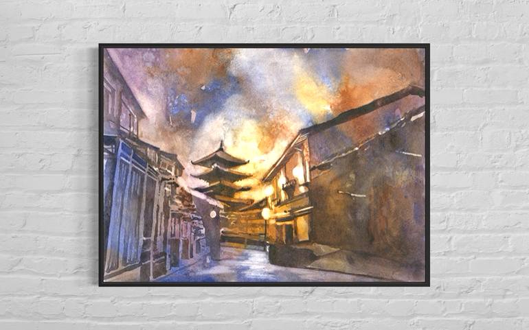 Original Impressionism Travel Painting by Ryan Fox Aws Nws