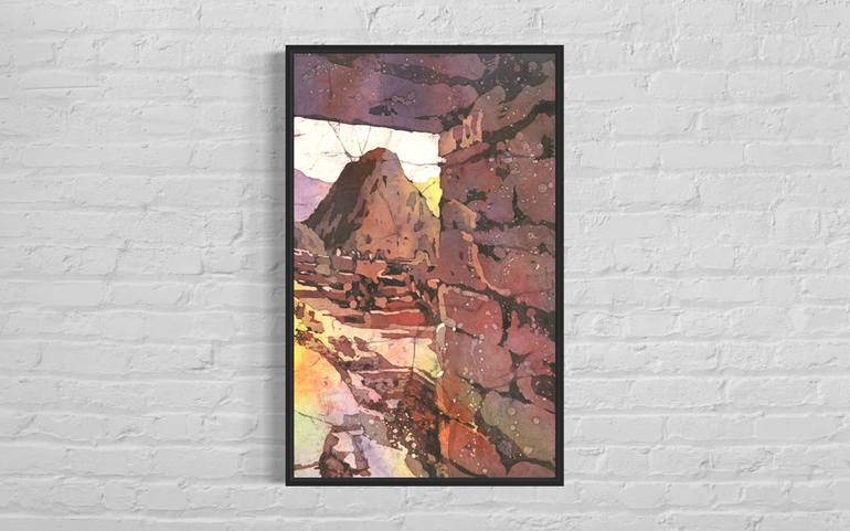 Original Documentary Travel Painting by Ryan Fox Aws Nws Twsa