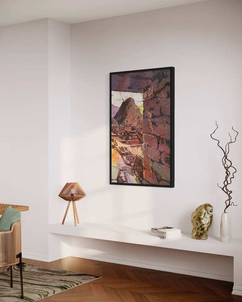 Original Documentary Travel Painting by Ryan Fox Aws Nws Twsa