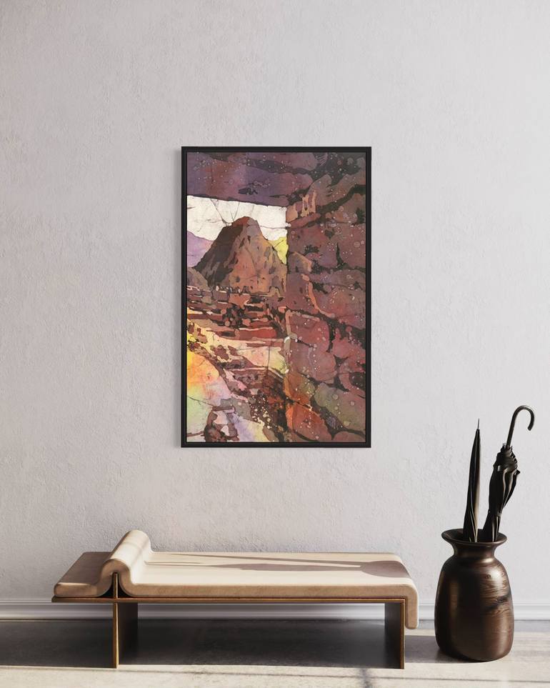 Original Documentary Travel Painting by Ryan Fox Aws Nws Twsa