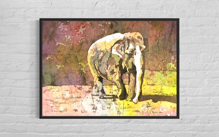 Original Impressionism Abstract Painting by Ryan Fox Aws Nws