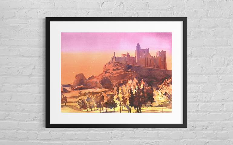 Original Documentary Architecture Painting by Ryan Fox Aws Nws Twsa