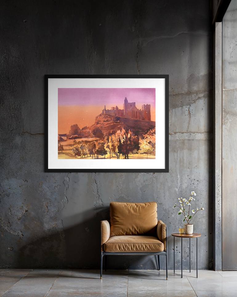 Original Documentary Architecture Painting by Ryan Fox Aws Nws Twsa