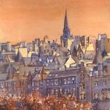 Edinburgh skyline Scotland medieval architecture cityscape by Ryan Fox AWS NWS