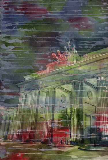 Print of Architecture Paintings by Ryan Fox AWS