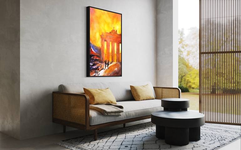 Original Architecture Painting by Ryan Fox AWS