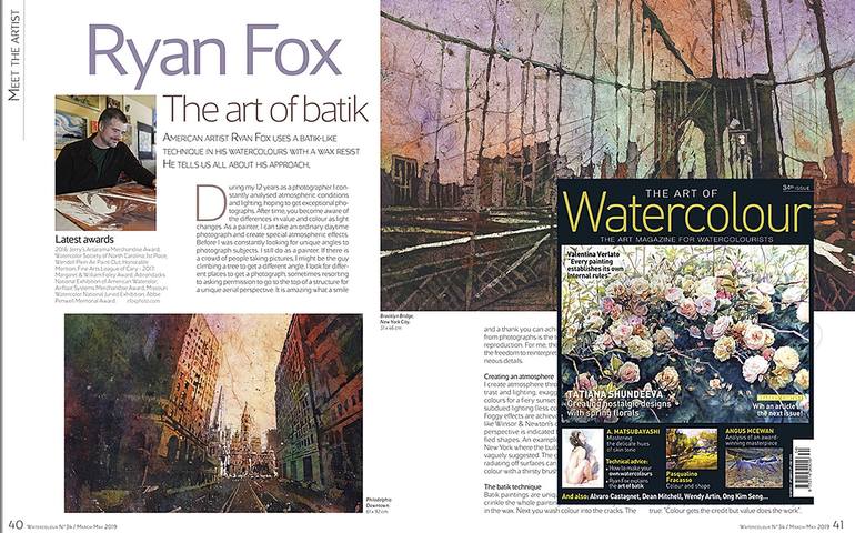 Original Documentary Animal Painting by Ryan Fox Aws Nws