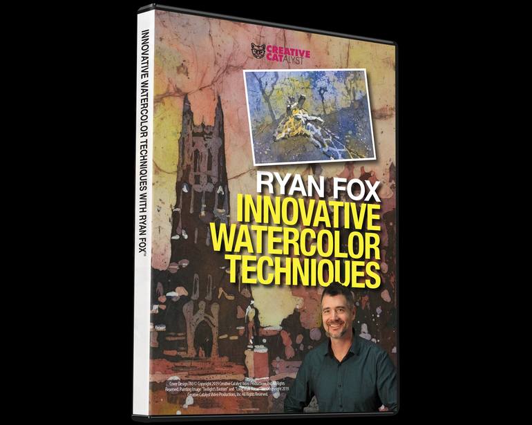 Original Documentary Travel Painting by Ryan Fox Aws Nws