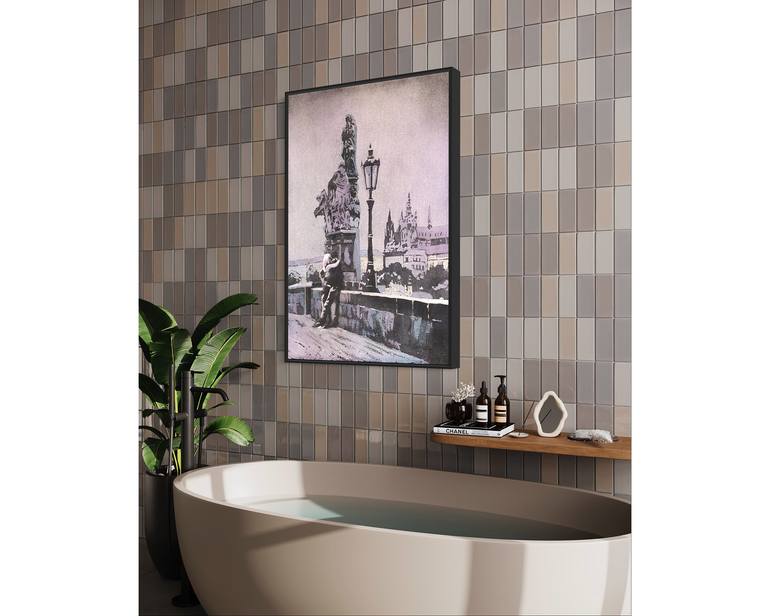 Original Documentary Travel Painting by Ryan Fox Aws Nws