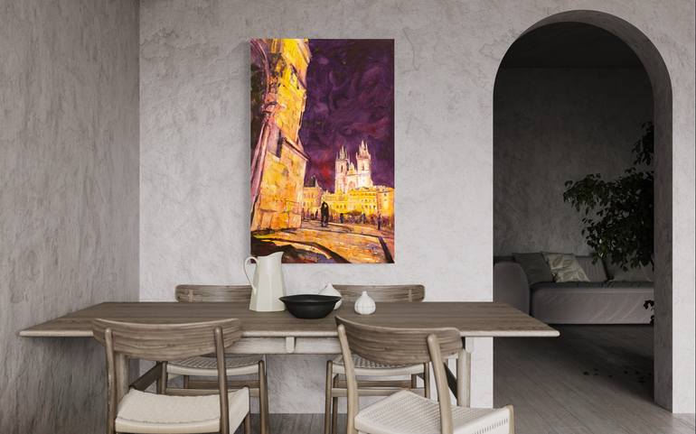 Original Documentary Architecture Painting by Ryan Fox Aws Nws Twsa