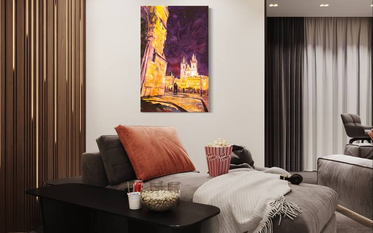 Original Documentary Architecture Painting by Ryan Fox Aws Nws Twsa