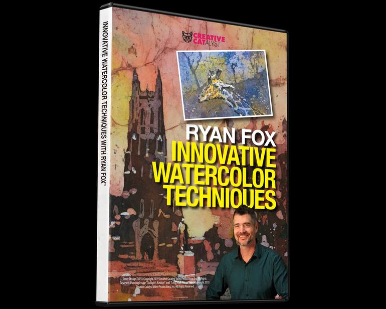 Original Documentary Architecture Painting by Ryan Fox Aws Nws